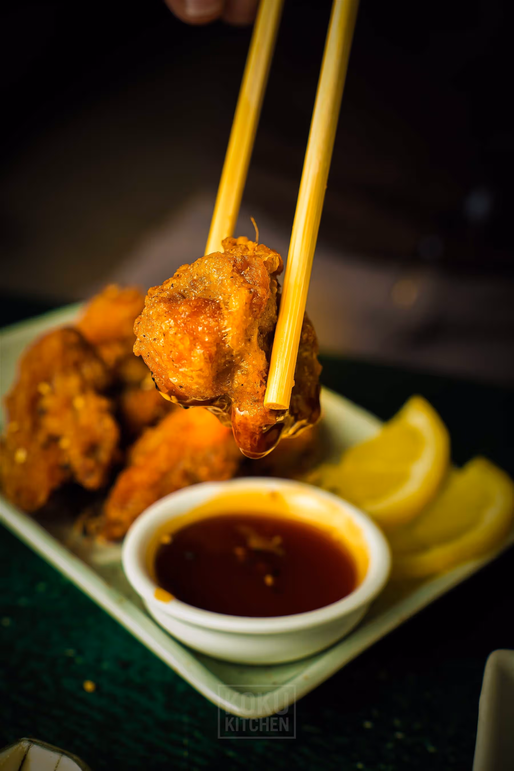 Karaage de pollo