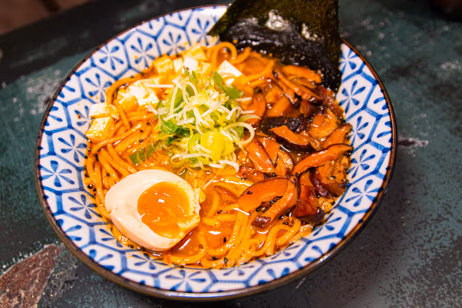 Ramen Vegetariano de Curry