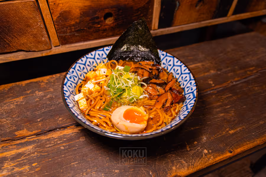 Ramen Vegetariano de Curry