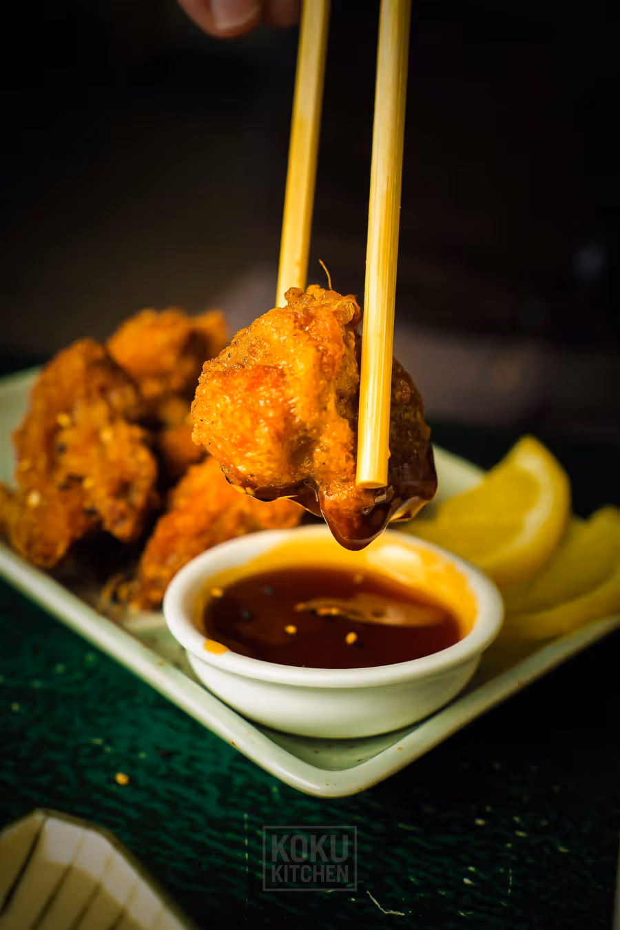 Karaage de pollo