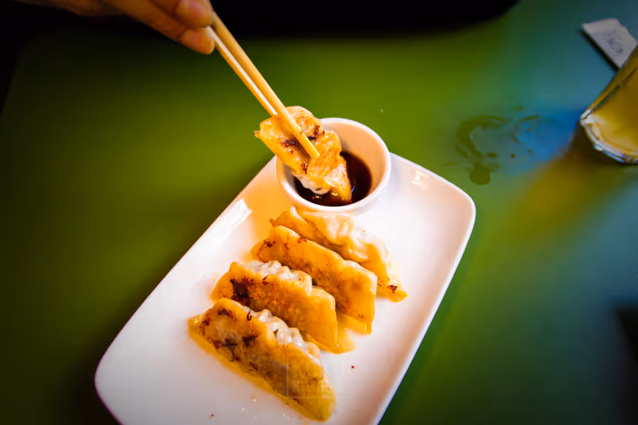 Gyoza de wagyu