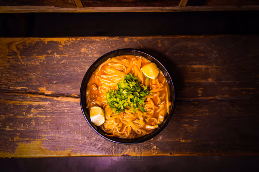 Fideos al curry Koku