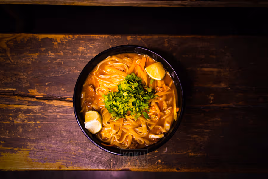Fideos al curry Koku