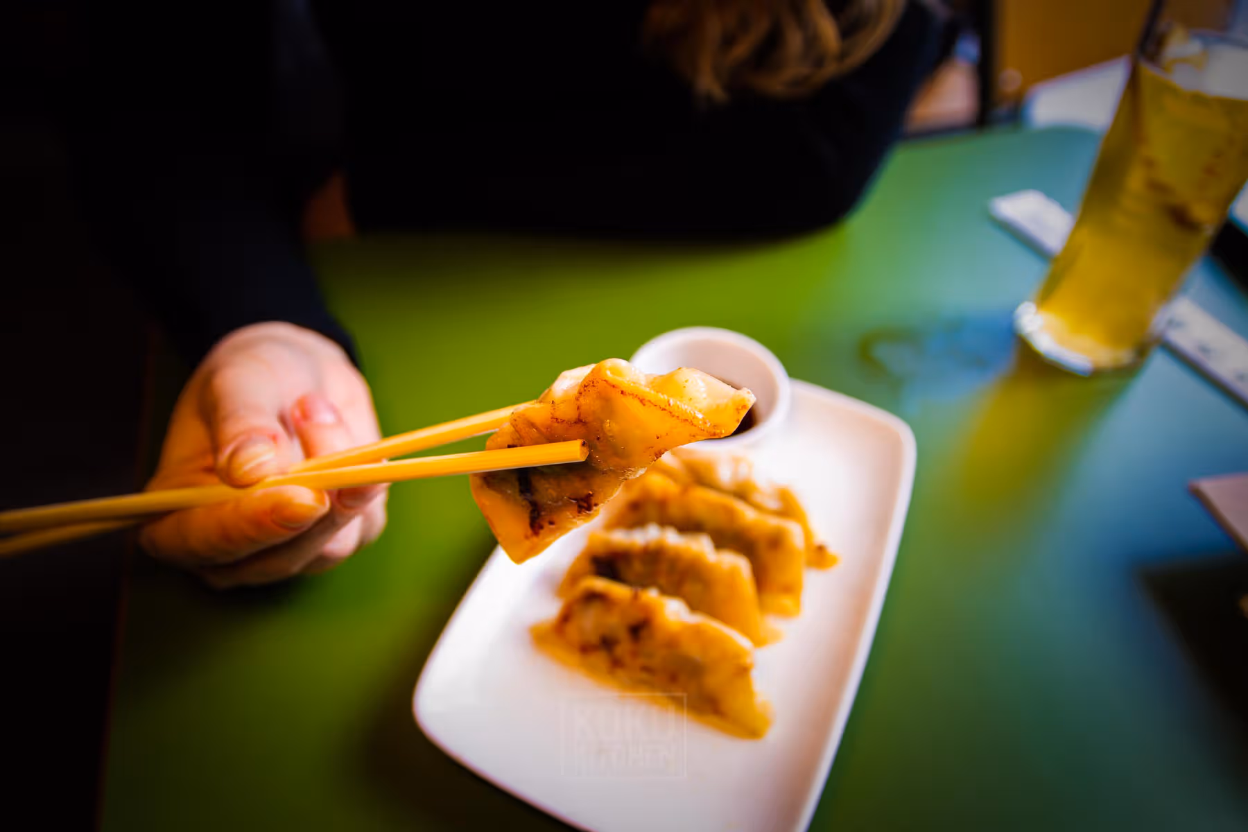 Gyoza de wagyu