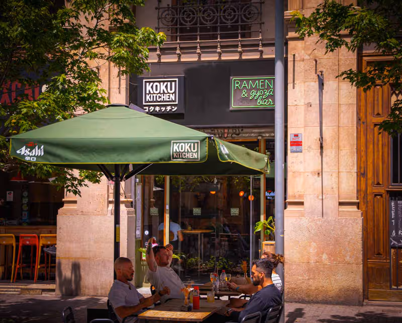 Fachada de Koku Kitchen El Born, Carrer del Comerç 29